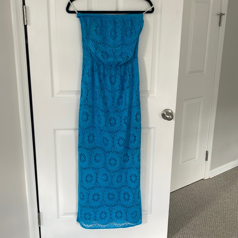 Lilly Pulitzer Strapless Maxi